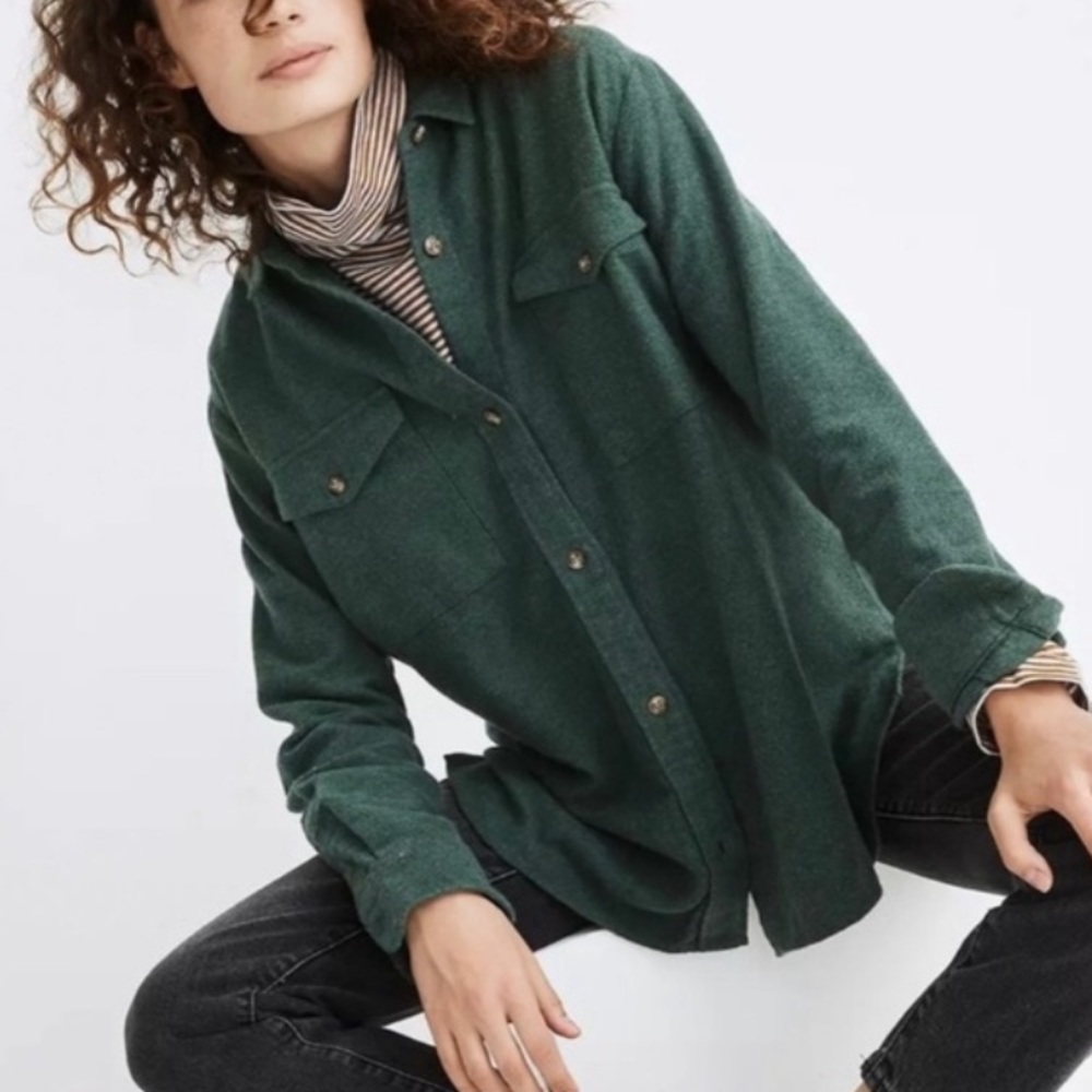 Madewell Green Ex-Boyfriend Flannel